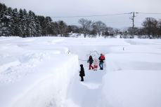 世界最大級の雪の迷路