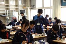 三浦さん授業見学(美術)