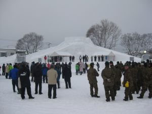 雪質日本一フェスティバルの様子の写真
