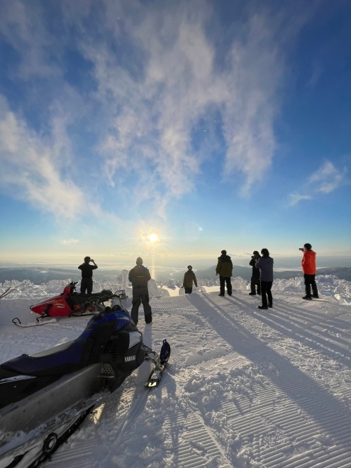 山頂からの景色
