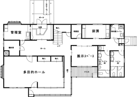 一階の平面図