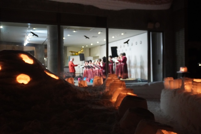 雪あかりコンサート前回の写真