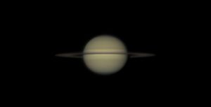 土星の写真