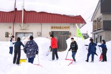 共用施設を除雪