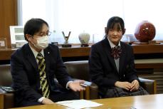 派遣に向け意気込みを語る五十嵐さん