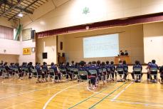 発表の様子(しらかばハイツ)