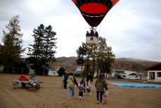 教頭先生おりてきた！私たちも乗りたい！