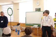 ドローンが追跡する実演