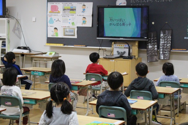 朝会の様子