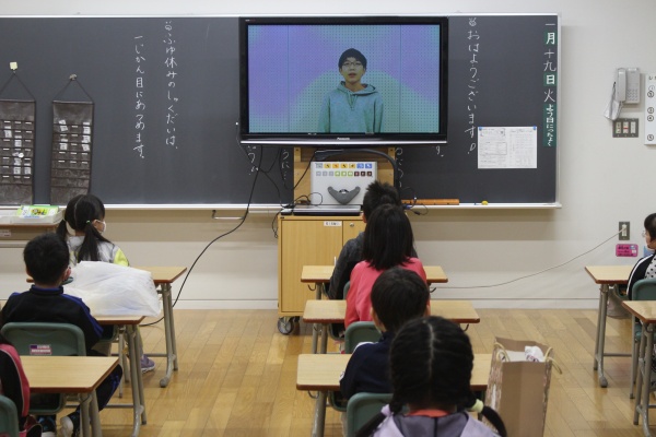 朝会の様子