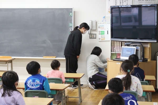 清掃チェックの様子