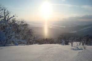 サンピラー現象（スキー場）