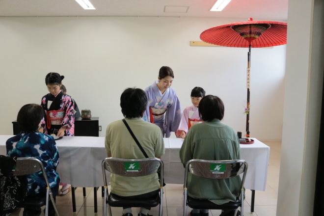 お茶席